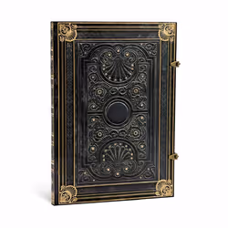 Paperblanks Nocturnelle writing notebook 240 sheets Black