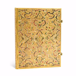 Paperblanks Gold Inlay writing notebook 240 sheets