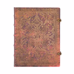 Paperblanks Carmine, Pattern, Multicolour, Red, 144 sheets, 120 g/m², Lined paper, Hardcover
