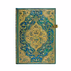 Paperblanks Turquoise Chronicles, Pattern, Green, 240 sheets, Hardcover, Adult