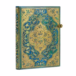 Paperblanks Turquoise Chronicles writing notebook 240 sheets Green