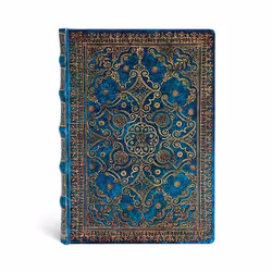 Paperblanks Azure, Pattern, Blue, Multicolour, 240 sheets, 120 g/m², Lined paper, Hardcover