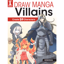 ISBN Draw Manga Villains, English, Paperback, 128 pages