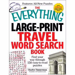 ISBN The Everything Large-Print Travel Word Search Book, English, Trade Paperback, 352 pages