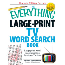 ISBN The Everything Large-Print TV Word Search Book