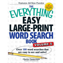 ISBN The Everything Easy Large-Print Word Search Book, Volume 5
