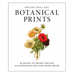 ISBN Instant Wall Art - Botanical Prints, English, Trade Paperback, 96 pages