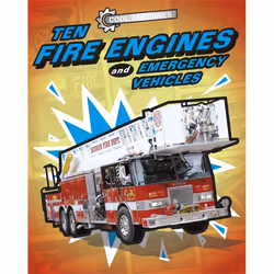 Hachette UK Ten Fire Engines and Emergency Vehicles, English, Hardcover, 32 pages