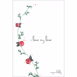 ISBN I Love My Love, Poetry, English, Paperback, 120 pages