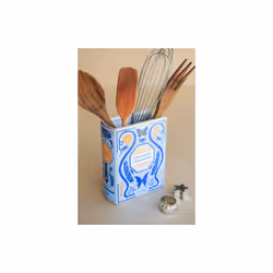 Bibliophile Ceramic Vase Collected Curiosities illustrated by Jane Mount by Illustrated by Jane Moun