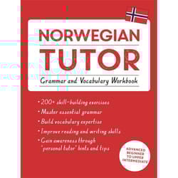 Hachette UK Norwegian Tutor: Grammar and Vocabulary Workbook (Learn Norwegian with Teach Yourself) book English Paperback 272 pages