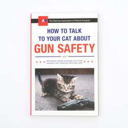Firebox How to Talk to Your Cat About Gun Safety book Humor English Paperback 144 pages