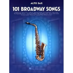 ISBN 101 Broadway Songs: Alto Saxophone, Music, English, Paperback, 112 pages