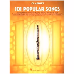 ISBN 101 Popular Songs - For Clarinet, Music, English, Paperback, 128 pages