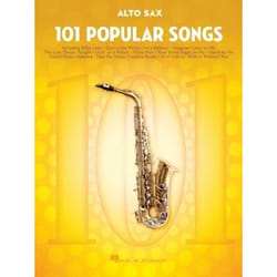 ISBN 101 Popular Songs - For Alto Saxophone