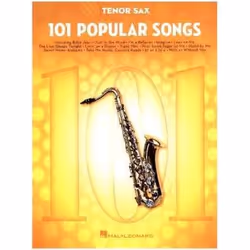 ISBN 101 Popular Songs - For Tenor Saxophone, Music, English, Paperback, 128 pages