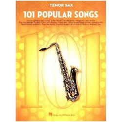 ISBN 101 Popular Songs - For Tenor Saxophone