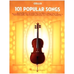 ISBN 101 Popular Songs - For Cello, Music, English, Paperback, 128 pages