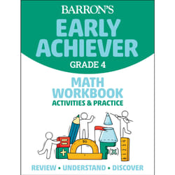 ISBN Barron's Early Achiever: Grade 4 Math Workbook Activities & Practice book Literature English Paperback 180 pages