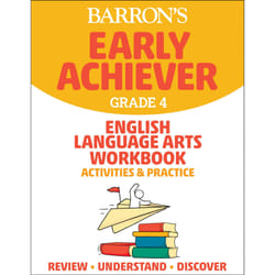 ISBN Barron's Early Achiever: Grade 4 English Language Arts Workbook Activities & Practice book Art & design Paperback 180 pages