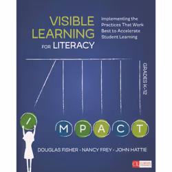ISBN Visible Learning for Literacy, Grades K-12, John Hattie, Douglas Fisher, Nancy Frey, Any gender, ACER Press