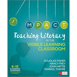 ISBN Teaching Literacy in the Visible Learning Classroom, Grades 6-12 book