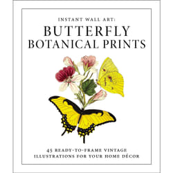 ISBN Instant Wall Art - Butterfly Botanical Prints
