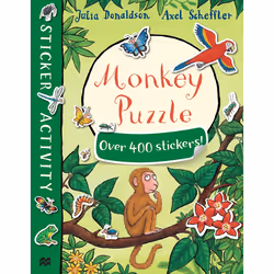 ISBN Monkey Puzzle Sticker Book, English, Paperback, 30 pages