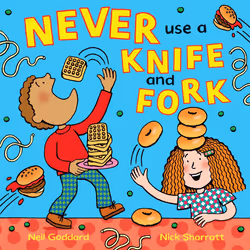 ISBN Never Use a Knife and Fork, English, Paperback, 32 pages