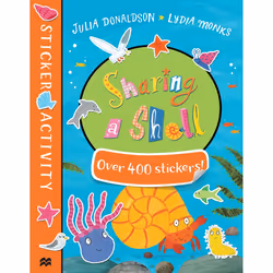 ISBN Sharing a Shell Sticker Book, English, Paperback, 24 pages