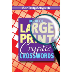 ISBN Daily Telegraph of Large Print Cryptic Crosswords book English Paperback 192 pages