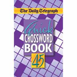 ISBN The Daily Telegraph Quick Crossword Book 45, English, Paperback, 144 pages