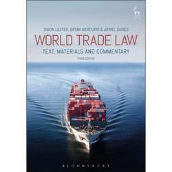 ISBN World Trade Law (Text, Materials and Commentary)