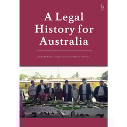 ISBN A Legal History for Australia book English Paperback 392 pages