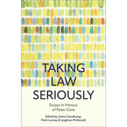 ISBN Taking Law Seriously book English Hardcover 392 pages