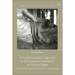 ISBN A Constitutionalist Approach to the European Convention on Human Rights book English Hardcover 224 pages