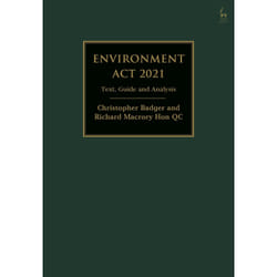 ISBN Environment Act 2021 book English Hardcover 512 pages