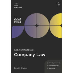 ISBN Core Statutes on Company Law 2022-23 book English Paperback 832 pages