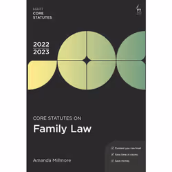 ISBN Core Statutes on Family Law 2022-23, English, Paperback, 440 pages