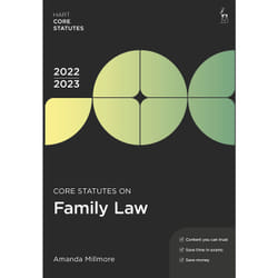 ISBN Core Statutes on Family Law 2022-23 book English Paperback 440 pages