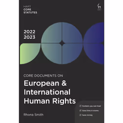 ISBN Core Documents on European & International Human Rights 2022-23, English, Paperback, 456 pages