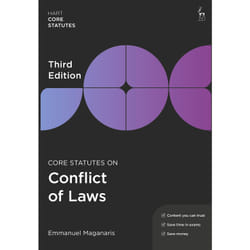 ISBN Core Statutes on Conflict of Laws book English Paperback 376 pages