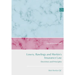ISBN Lowry, Rawlings and Merkin's Insurance Law book English Hardcover 656 pages
