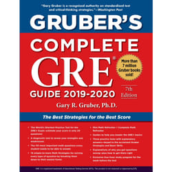 ISBN Gruber's Complete GRE Guide 2019-2020 book English Paperback 744 pages