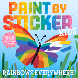 Hachette Book Group Paint by Sticker Kids: Rainbows Everywhere!, Light Blue