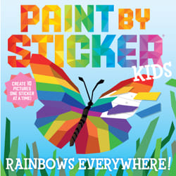 Hachette Book Group Paint by Sticker Kids: Rainbows Everywhere! kids' stickers