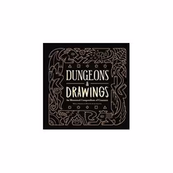 ISBN Dungeons and Drawings: An Illustrated Compendium of Creatures, Fantasy, English, Hardcover, 280 pages