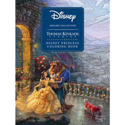 ISBN Disney Dreams Collection Thomas Kinkade Studios Disney Princess Coloring book Craft & hobbies English Paperback 96 pages