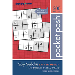 ISBN Pocket Posh Sixy Sudoku Easy to Medium