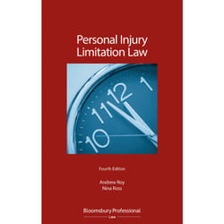 ISBN Personal Injury Limitation Law book English Paperback 992 pages